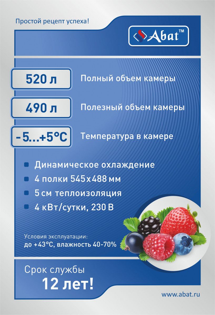 Шкаф холодильный универсальный ШХ-0,5-01 нерж. 
