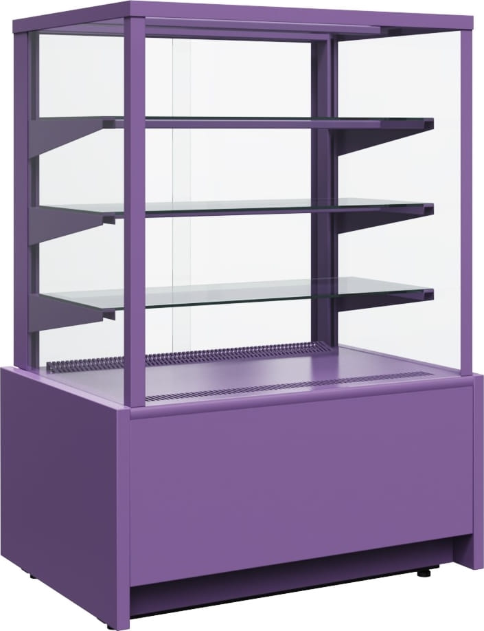 Кондитерская витрина CARBOMA ВХСв‑0,9д CUBE LIGHT (KC70 VM 0,9‑1) 
