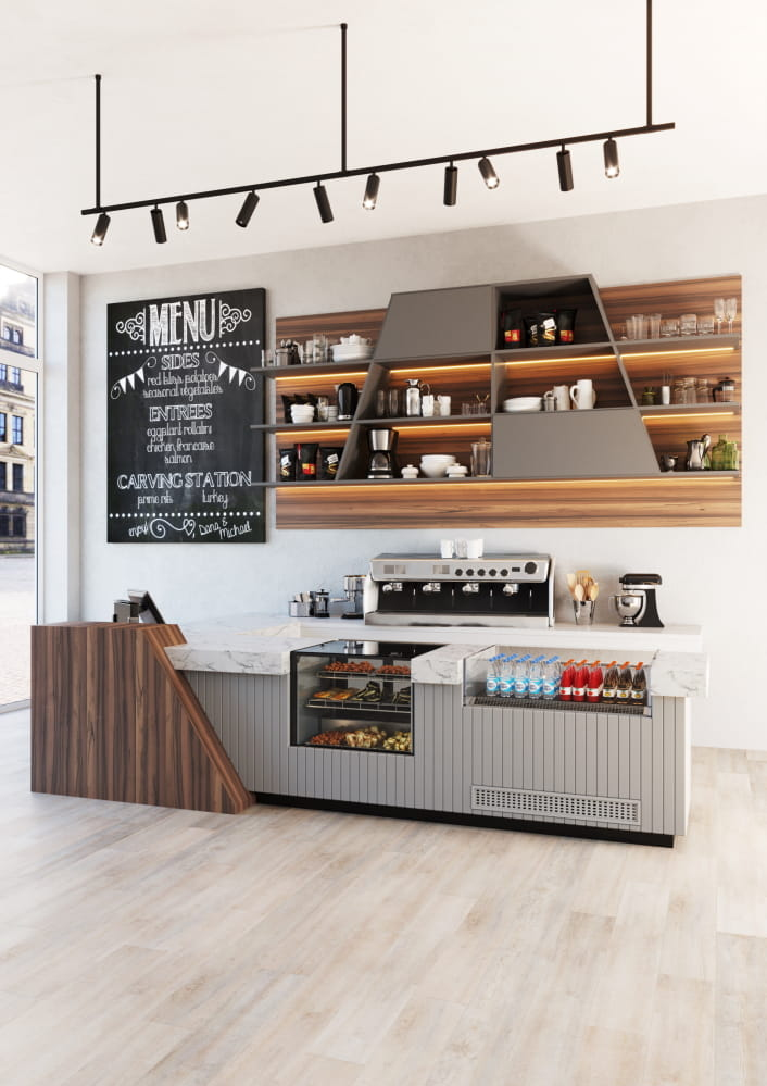 Кондитерская витрина CARBOMA COSMO KC71‑130 VV 0,9‑2 (self) 