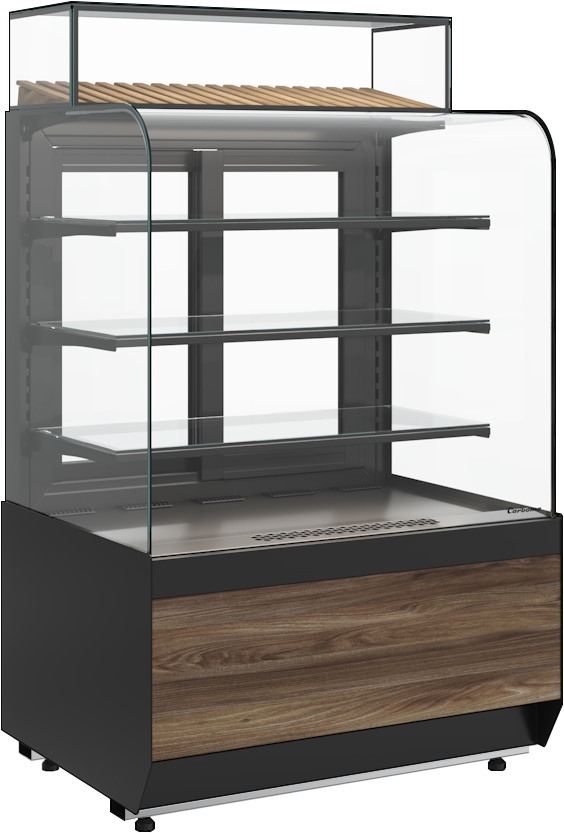 Кондитерская витрина CARBOMA RADIUS LIGHT KR70 VM 0,9‑1 