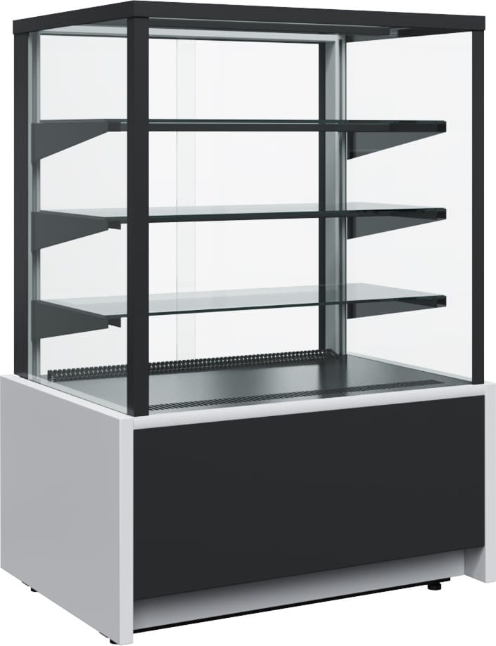 Кондитерская витрина CARBOMA ВХСв‑0,9д CUBE LIGHT (KC70 VM 0,9‑1) 