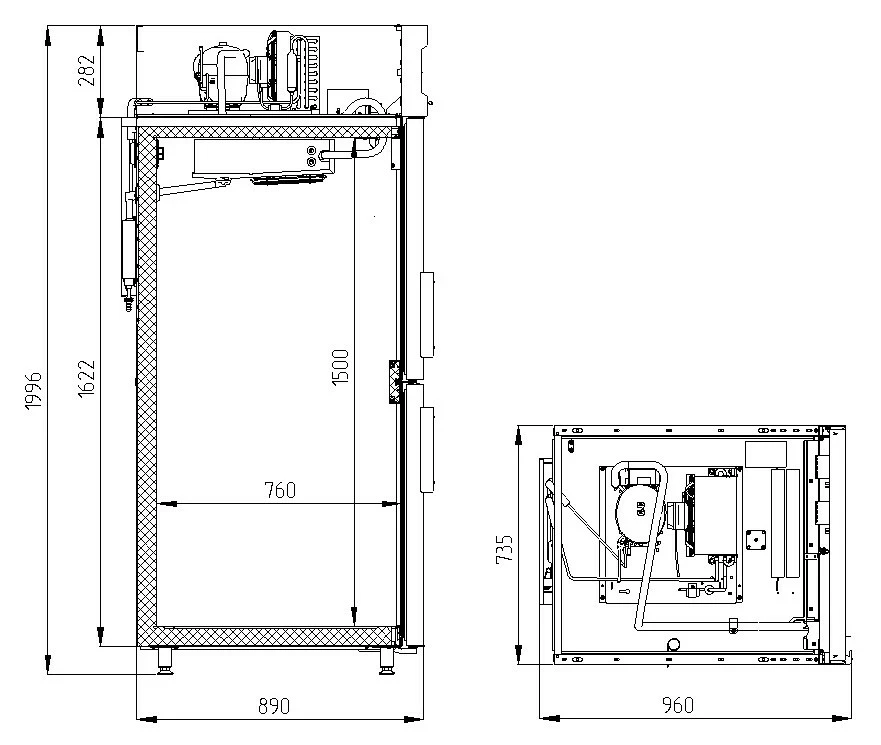 Холодильный шкаф Smart Door Polair CM107hd-S 