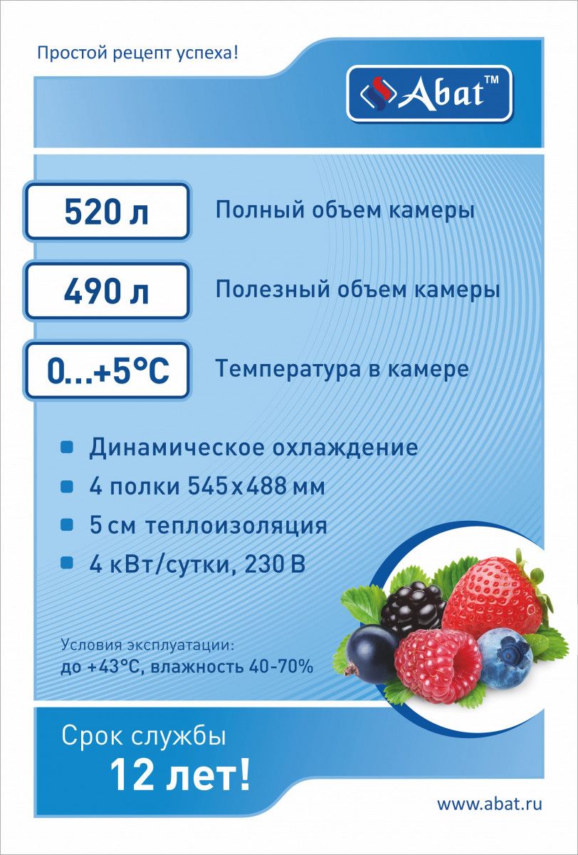 Шкаф холодильный среднетемпературный ШХс-0,5-02 краш. 