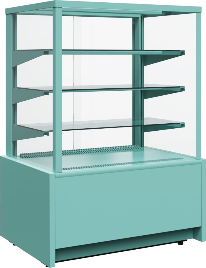 Кондитерская витрина CARBOMA ВХСв‑0,9д CUBE LIGHT (KC70 VM 0,9‑1) 